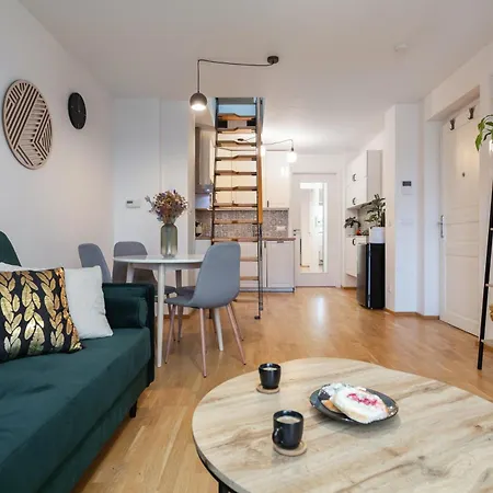 Stylový Penthouse U Pražského Parku A Centra S Ac * Praga
