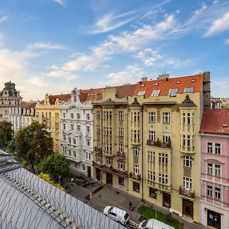 Stylový Penthouse U Pražského Parku A Centra S Ac Praga