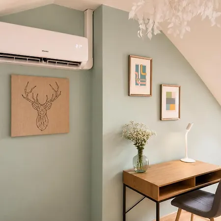 Stylový Penthouse U Pražského Parku A Centra S Ac * Praga