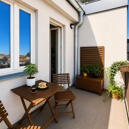 Stylový Penthouse U Pražského Parku A Centra S Ac * Praga