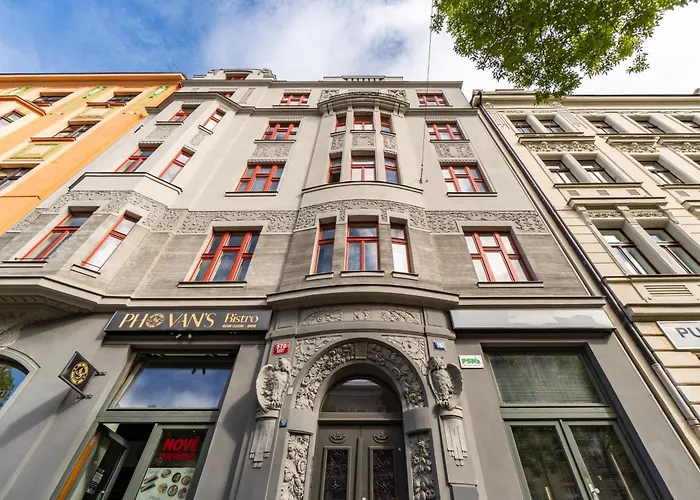 Apartment Stylovy Penthouse U Prazskeho Parku A Centra Prague