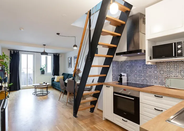 Stylovy Penthouse U Prazskeho Parku A Centra *